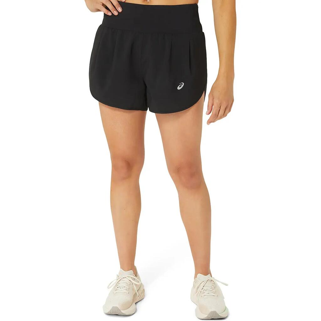 Shorts pour Femme Asics Road 3.5 in Noir