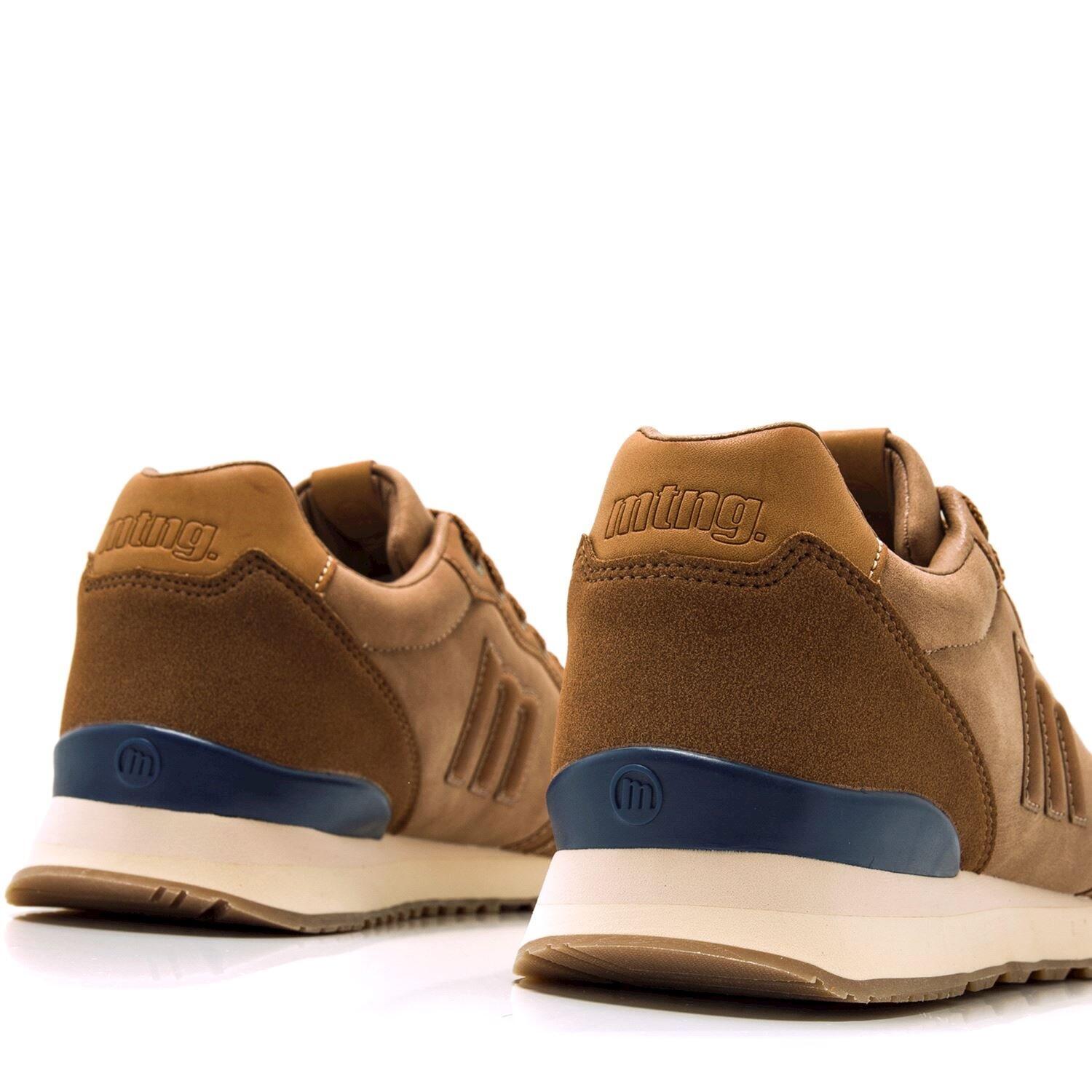 Deportivas Casual Hombre Suela Plana - Modelo 84755 Cuero MTNG