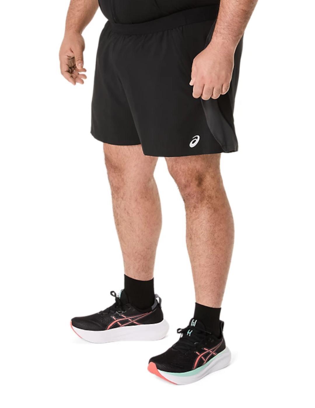 Asics Men's Road 5in Black Shorts 2/5