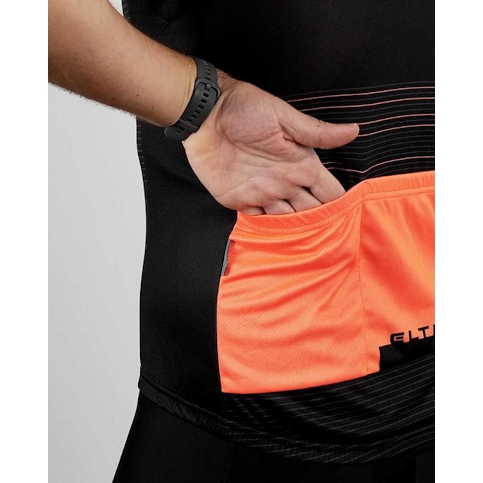 Camisola de ciclismo de verão Skipper Black e Fluor Yellow 4/5