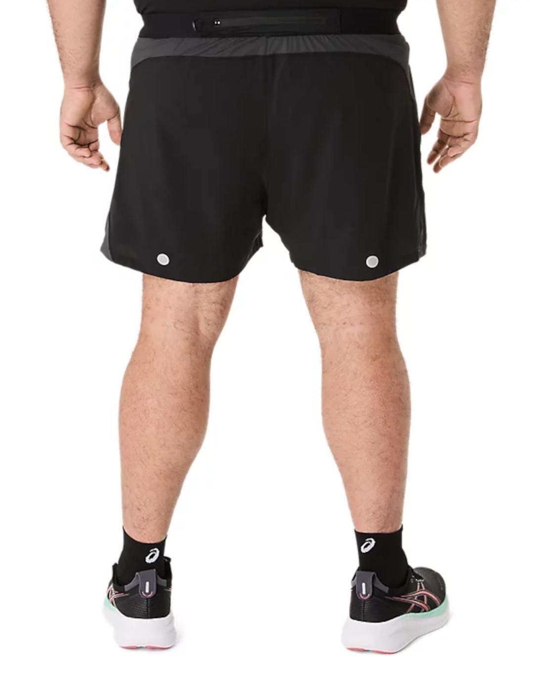 Pantalones cortos para Hombre Asics  road 5in Negro 3/5