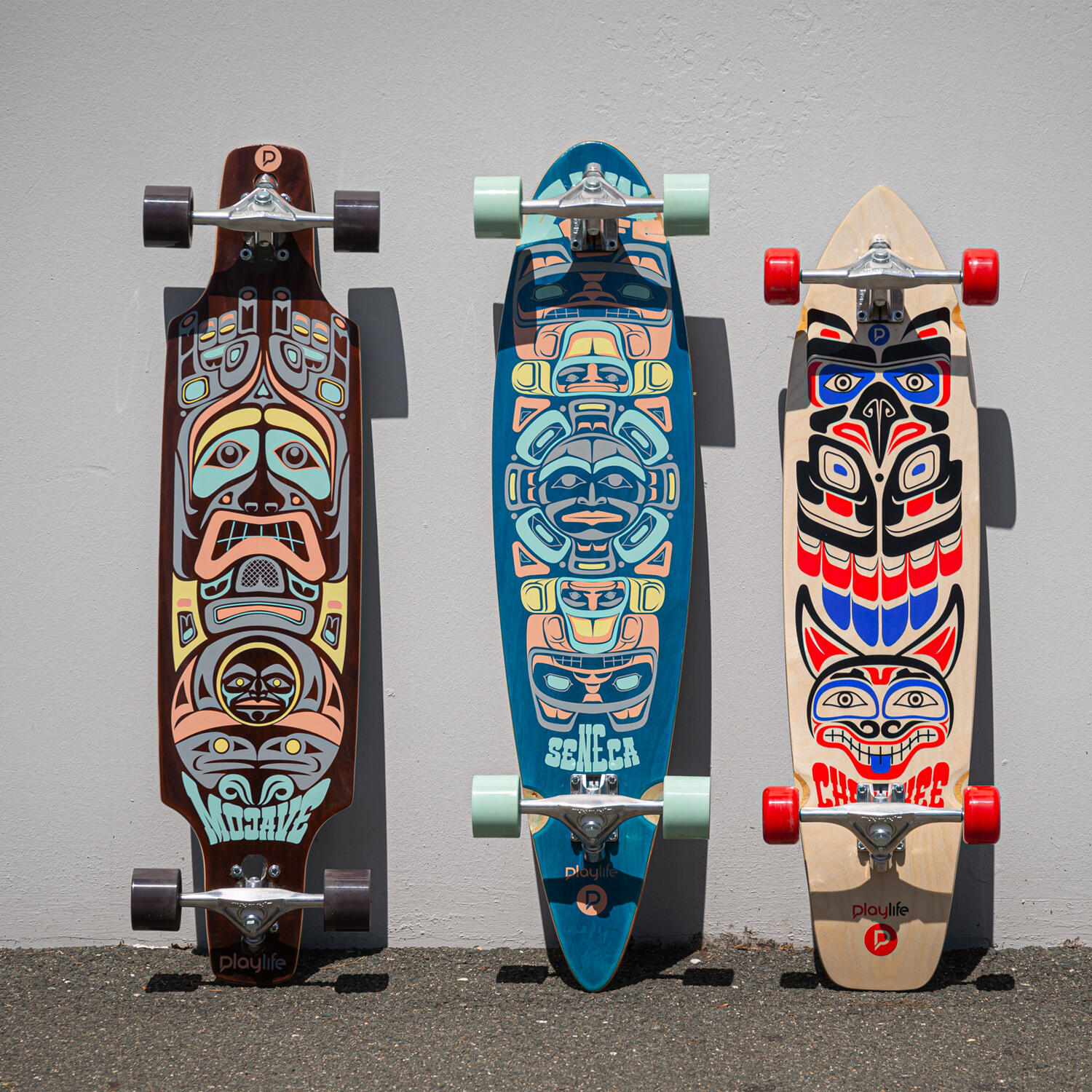 Playlife Drop Through 37.5 Longboard Mojave 6/6