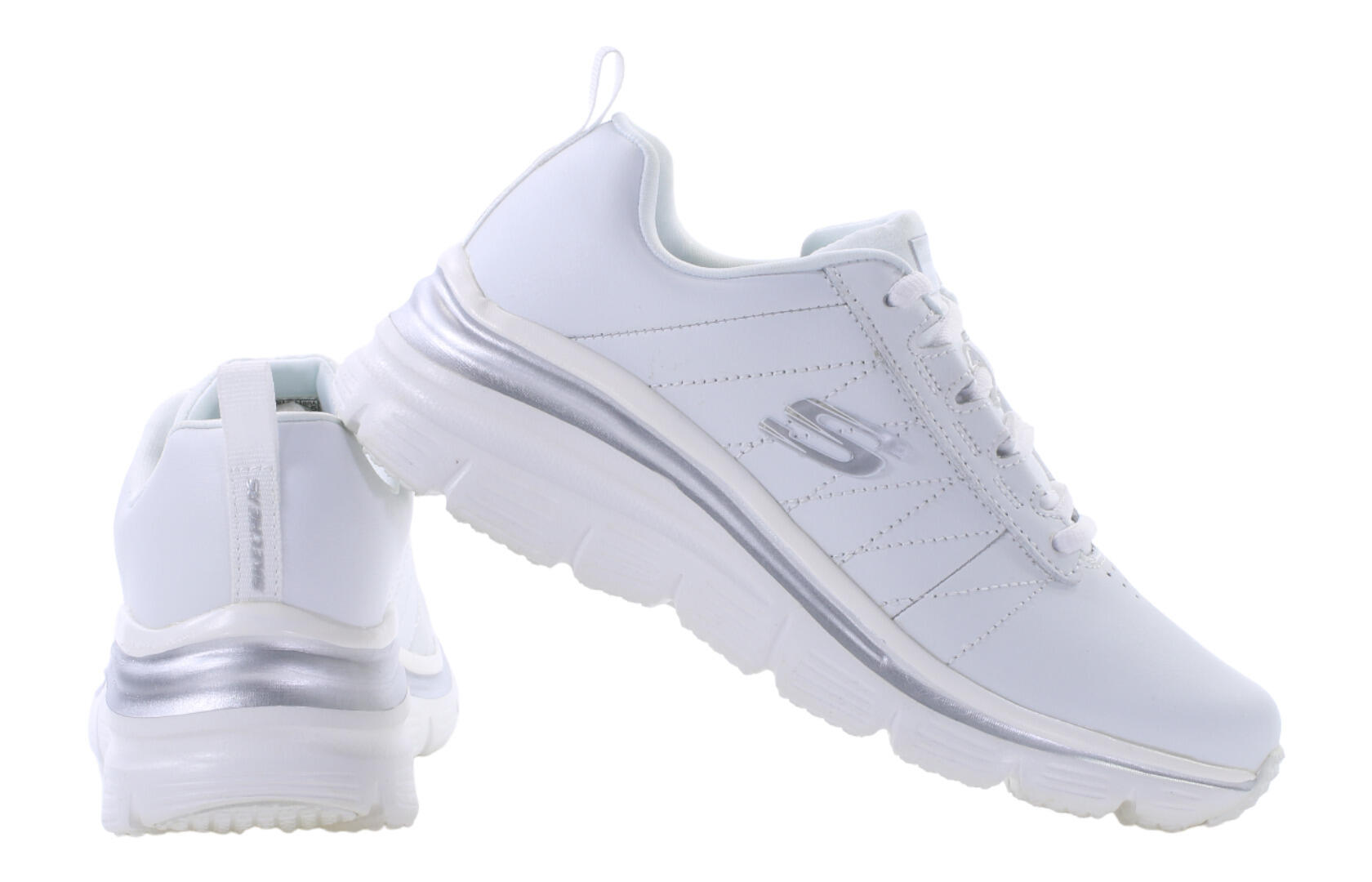 Buty na co dzień damskie SKECHERS FASHION FIT EFFORTLE skóra 3/4