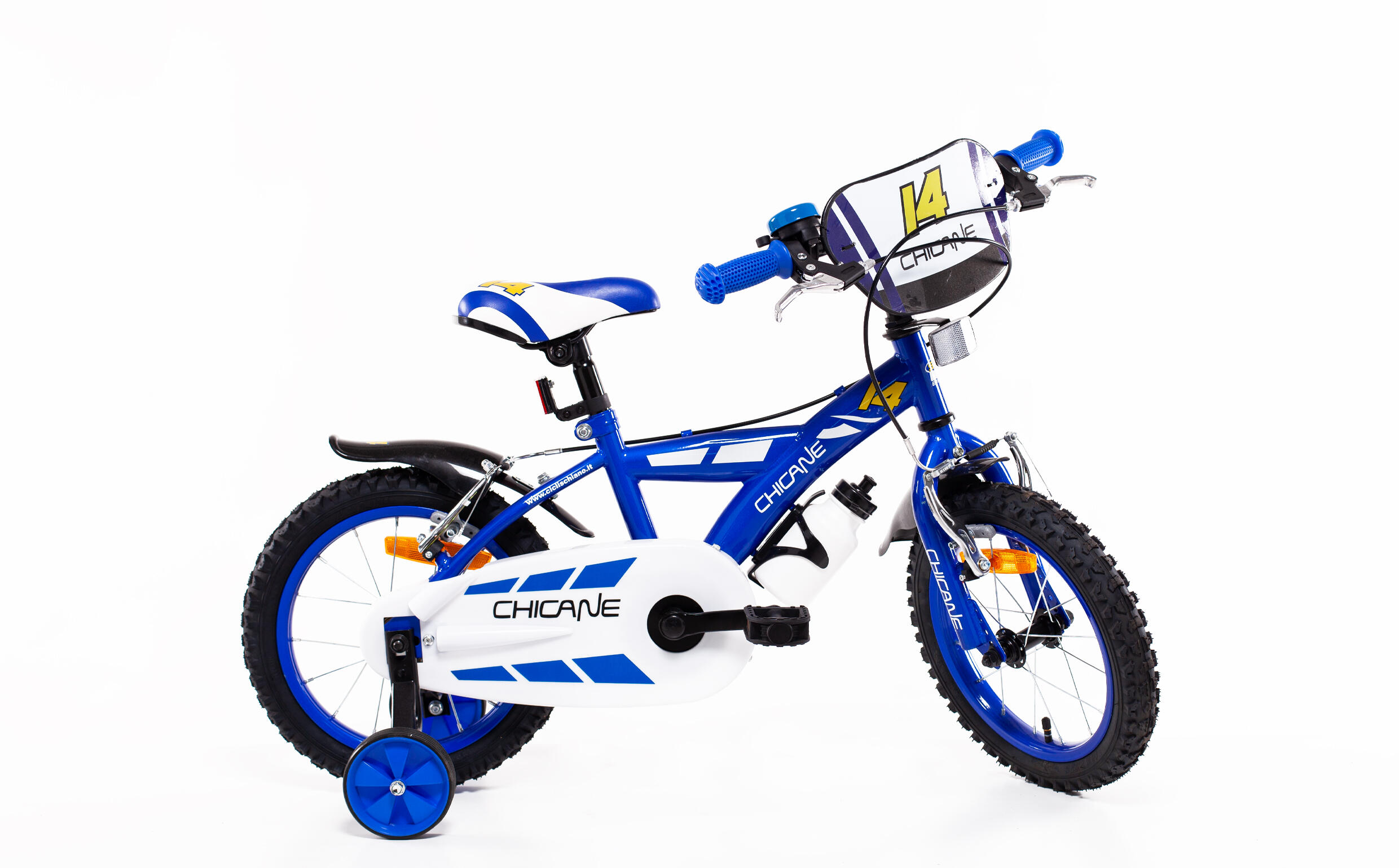 F.LLI SCHIANO SCH Chicane 14“ Kinderfahrrad mit Zubehör