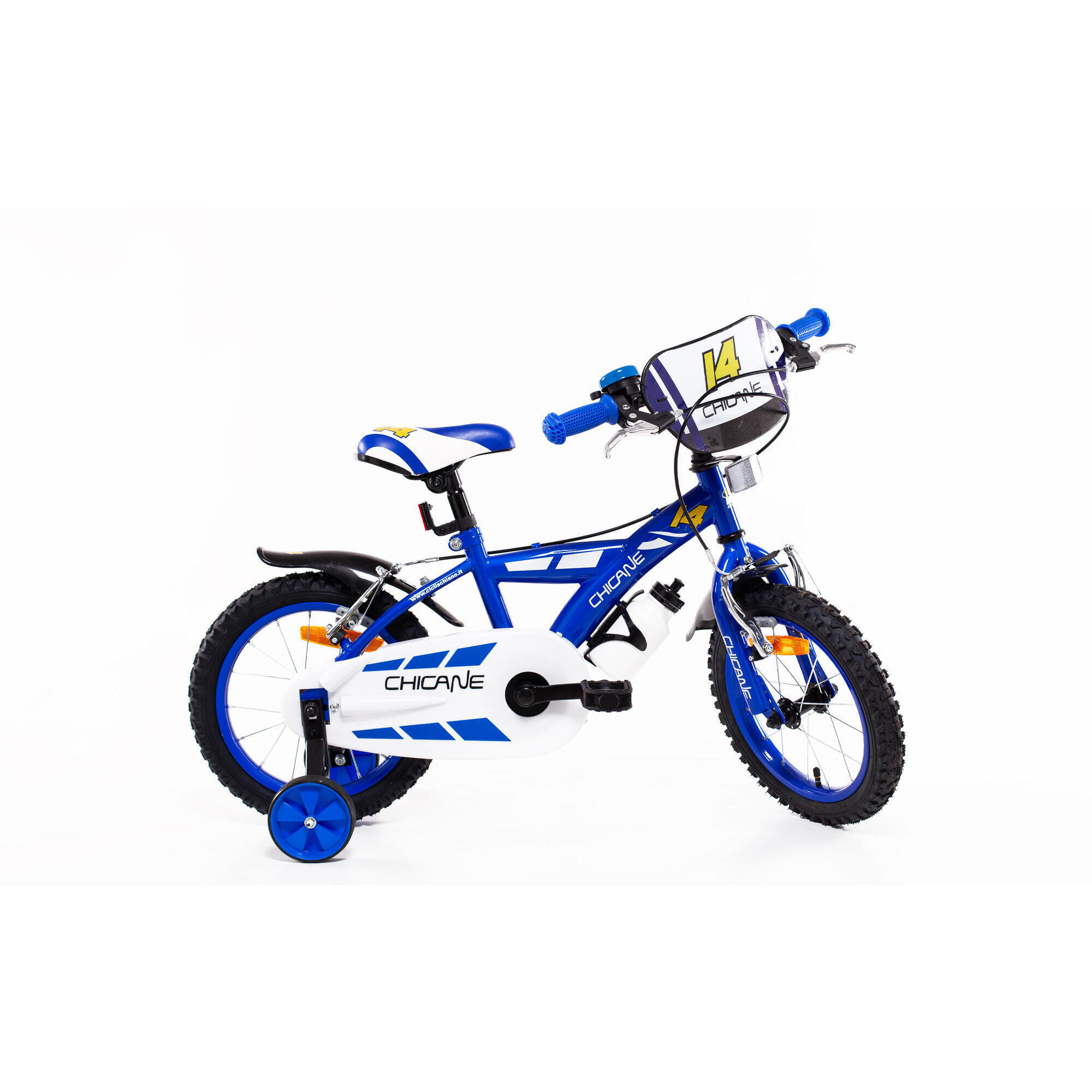 Bicicleta SCH Chicane 14” para crianças com acessórios