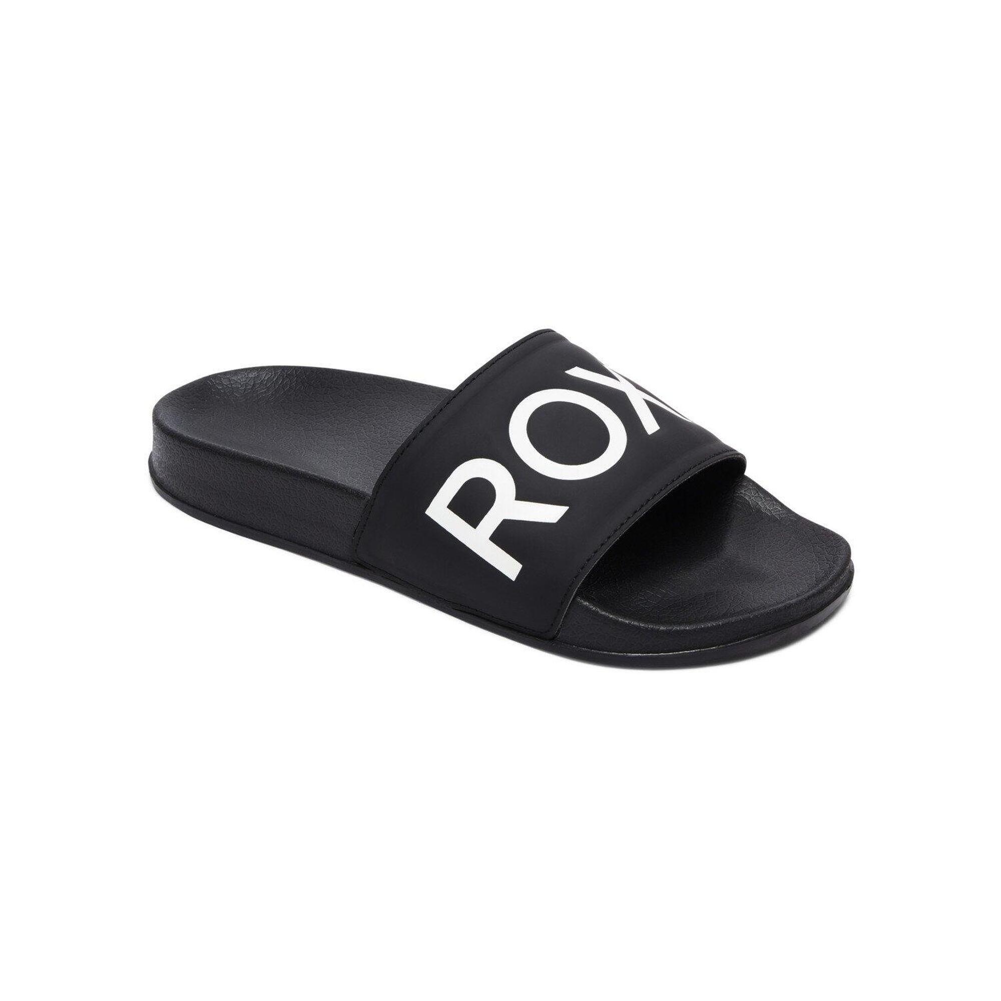 Roxy - Sandales Slippy Ii Noir Femme - Tongs - Noir - 40 - Decathlon