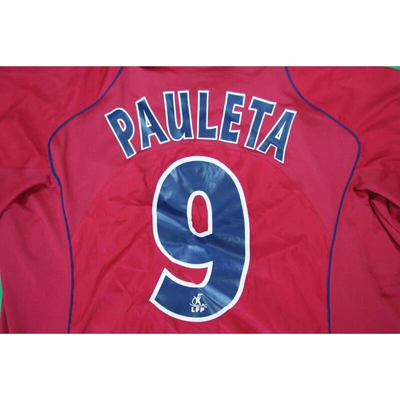 Reconditionné - Maillot Paris Saint-Germain vintage  #9 Pauleta 2004-2005 - Très