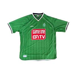 Reconditionné - Maillot vintage AS Saint Etienne saison 2001-2002 - Très Bon Ét