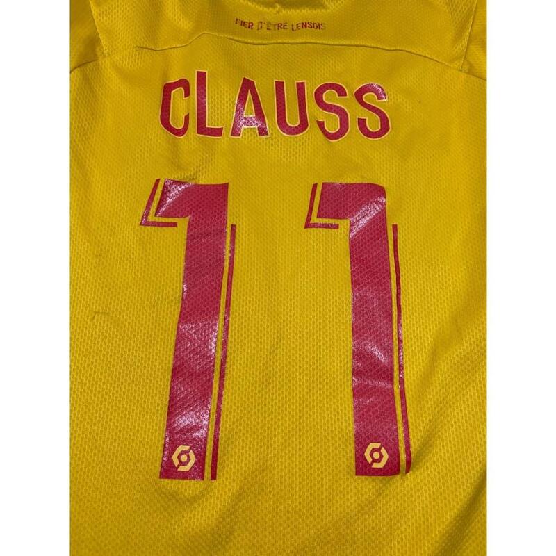 Reconditionné - Maillot foot vintage  RC Lens #11 Clauss saison 2020-2021 - Bon