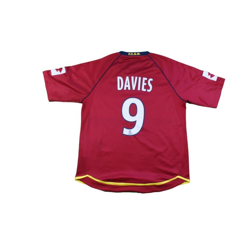 Reconditionné - Maillot  Sochaux vintage  #9 DAVIES 2009-2010 - État Correct