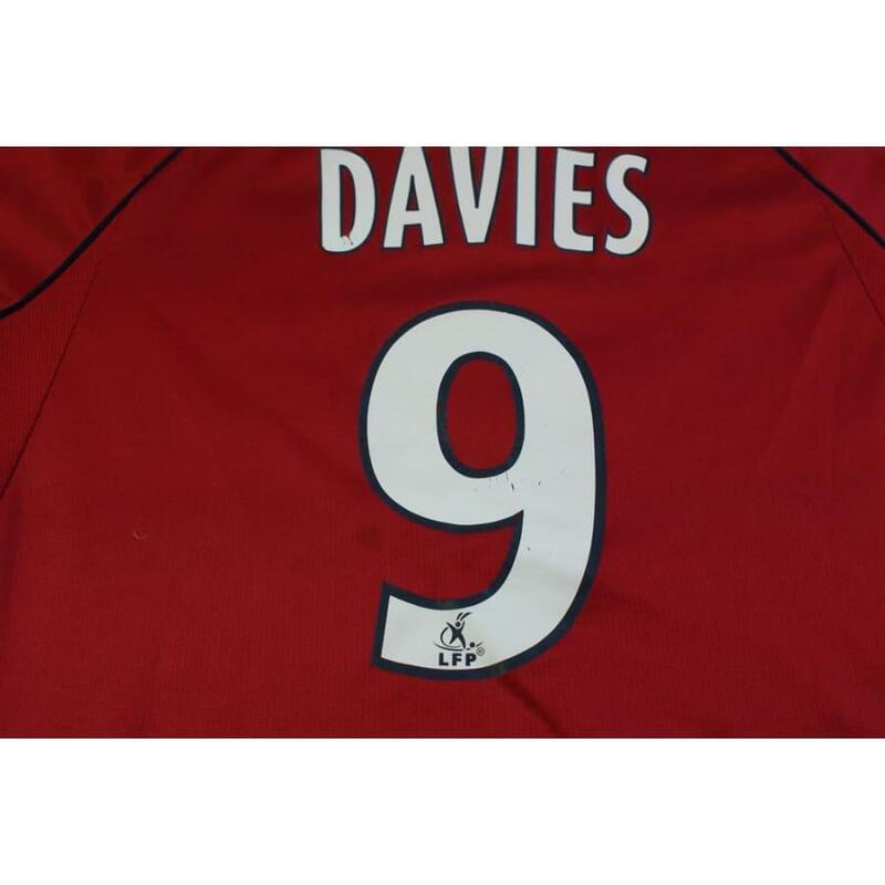 Reconditionné - Maillot  Sochaux vintage  #9 DAVIES 2009-2010 - État Correct