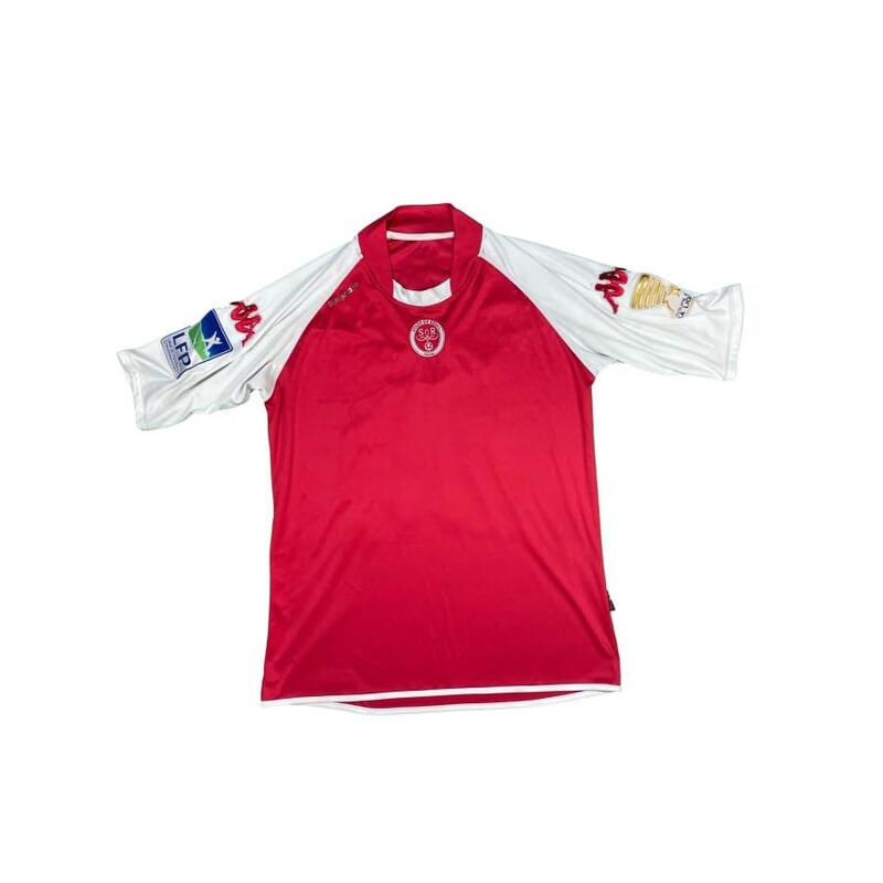 Reconditionné - Maillot foot vintage  Stade de Reims #25 Weber coupe de la ligue