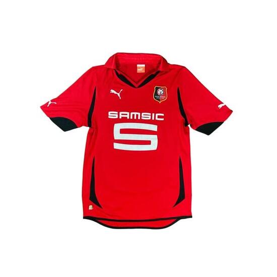 Reconditionné - Maillot foot vintage Stade Rennais saison 2010-2011 - Bon État