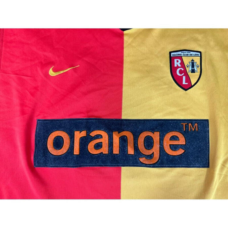 Reconditionné - Maillot vintage RC Lens  saison 2001-2002 - État Correct