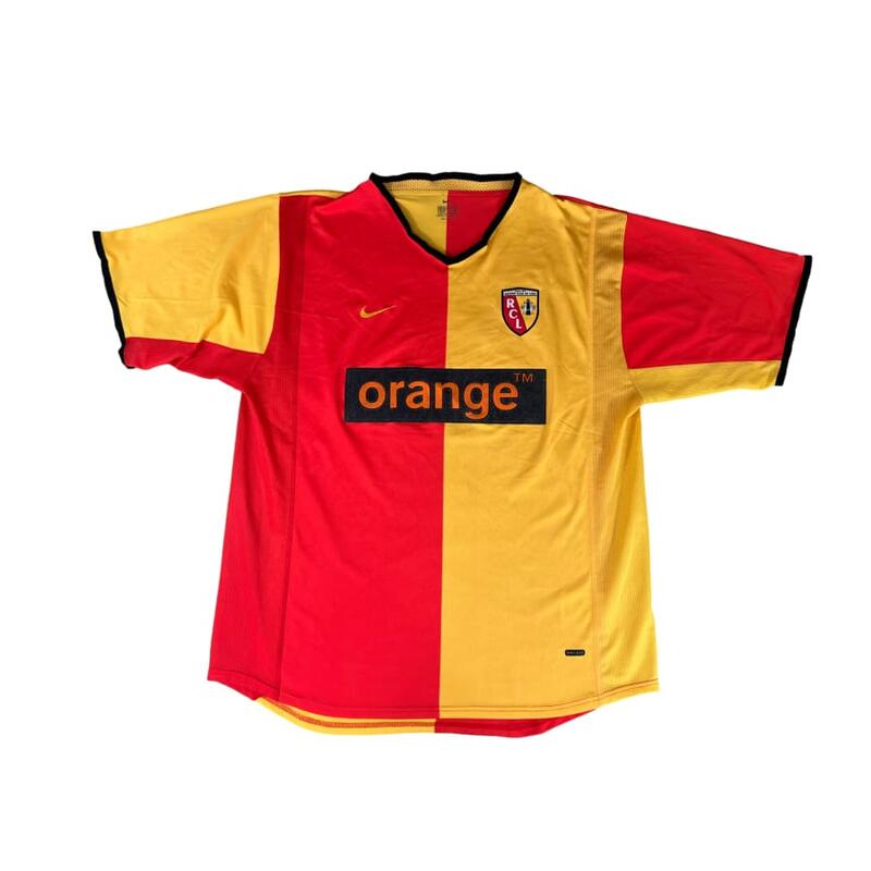 Reconditionné - Maillot vintage RC Lens  saison 2001-2002 - État Correct