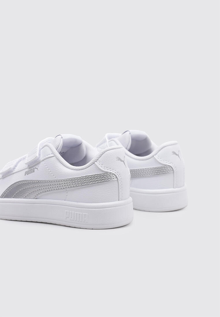 Chaussure de randonnée Baskets Enfants Puma RICKIE CLASSIC PS Blan 4/6