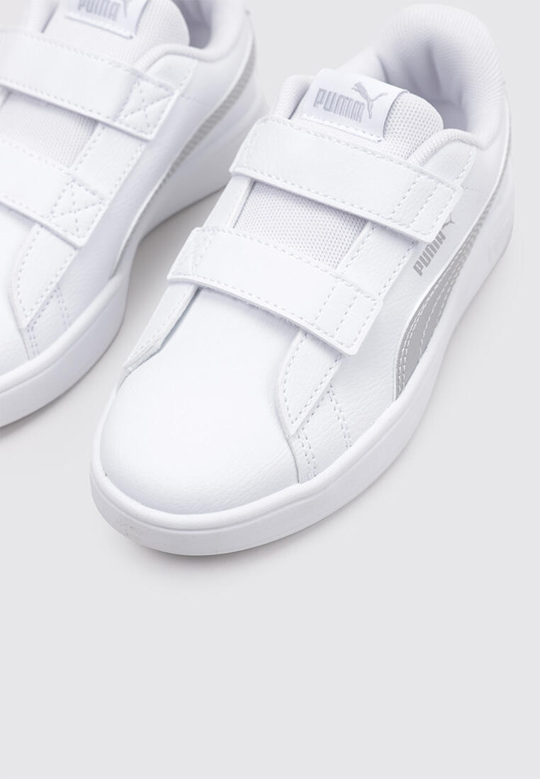 Chaussure de randonnée Baskets Enfants Puma RICKIE CLASSIC PS Blan 3/6