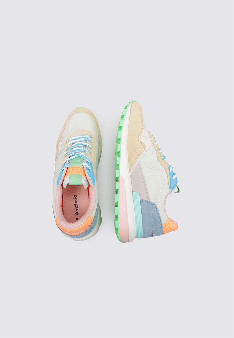 Sneakers Deportivas Mujer Victoria LUNA NYLON & SERRAJE Multicolor 5/6