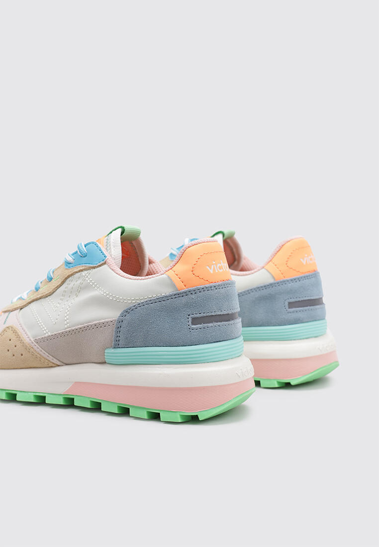 Sneakers Deportivas Mujer Victoria LUNA NYLON & SERRAJE Multicolor 4/6