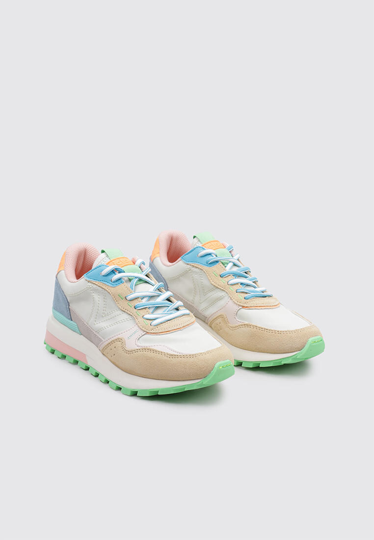 Sneakers Deportivas Mujer Victoria LUNA NYLON & SERRAJE Multicolor 2/6