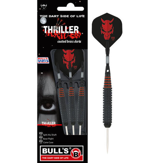 Darts Steeldarts unisex - Thriller Brass Dartpfeile Darts-Set Anfänger mehrfarbi