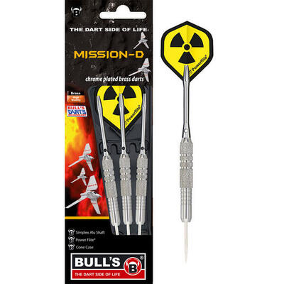 Darts Steeldarts unisex - Mission Brass Dartpfeile Darts-Set Anfänger mehrfarbig