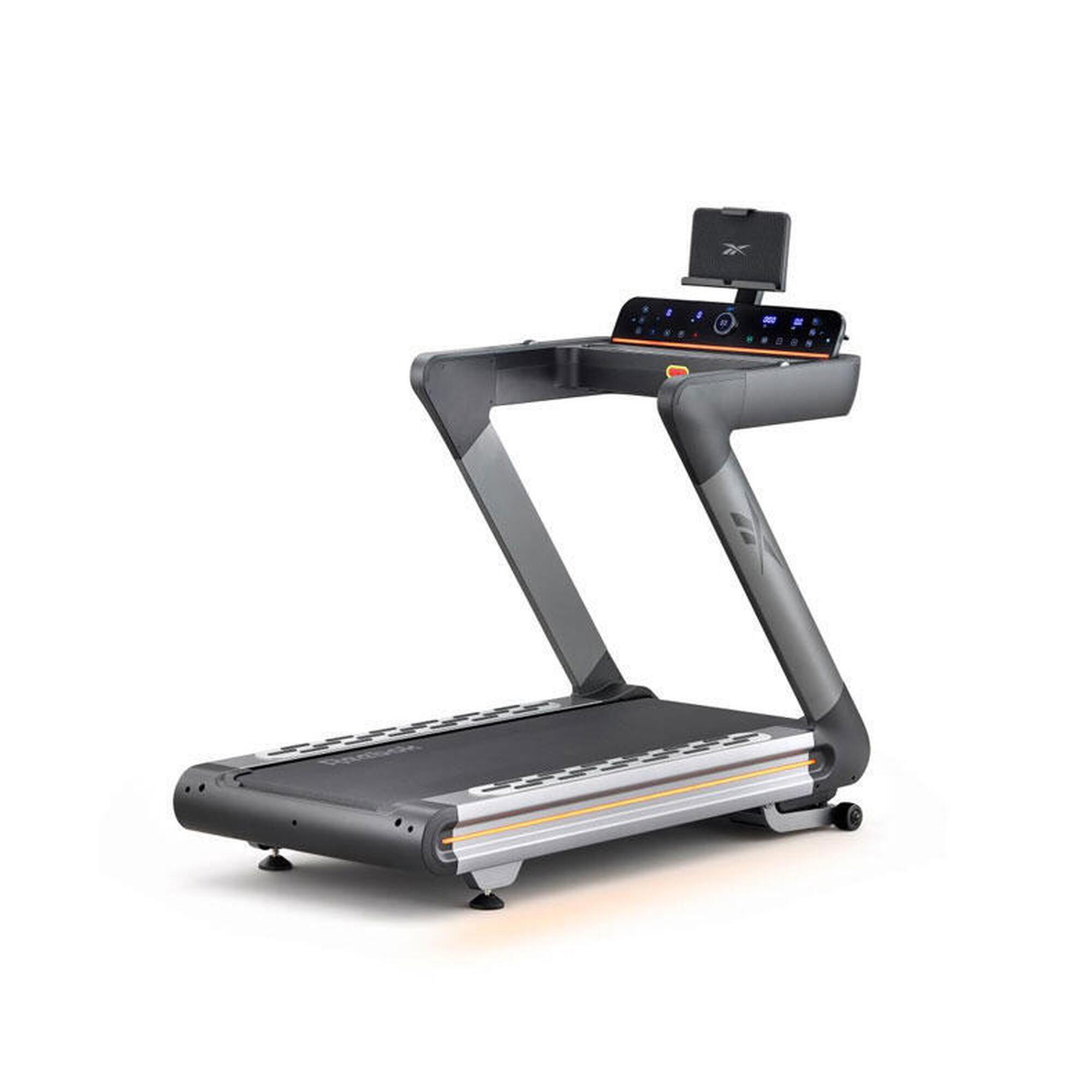 Reebok - Tapis De Course Z-tech Ac - Kinomap Et Zwift - 20km/h - 154x55cm - 3ch - Led - Tapis De Course - Gris|noir - Taille Unique - Decathlon