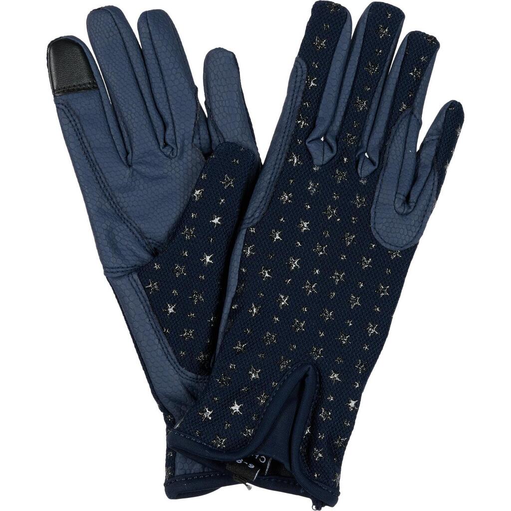 Children's mesh riding gloves Equipage Maude