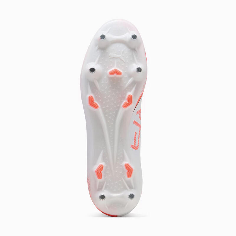 Botas De Fútbol Puma Ultra 5 Play Mxsg Blanco Y Naranja