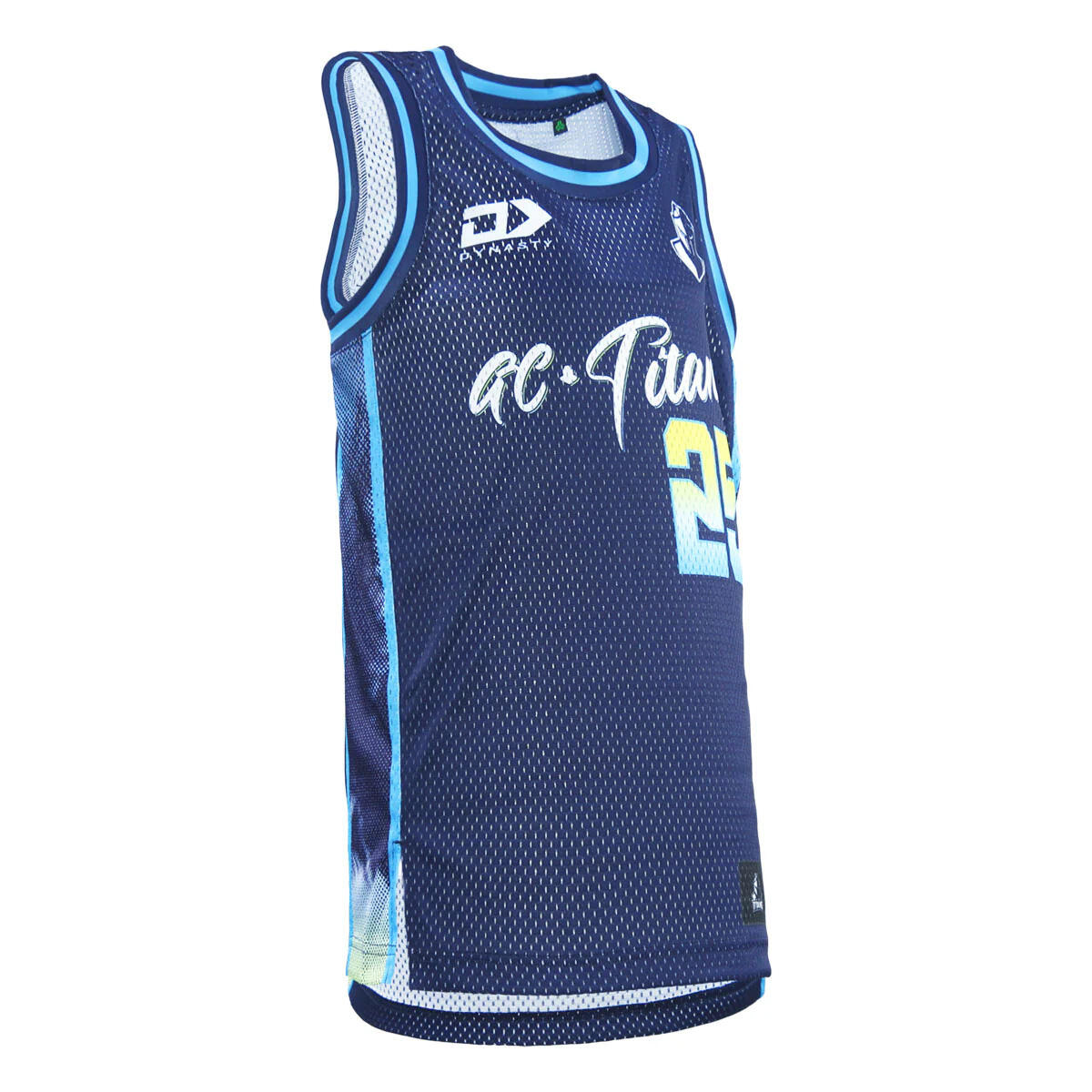 Canotta Basketball Uomo Gold Coast Titans NRL Blu Marina 3/4