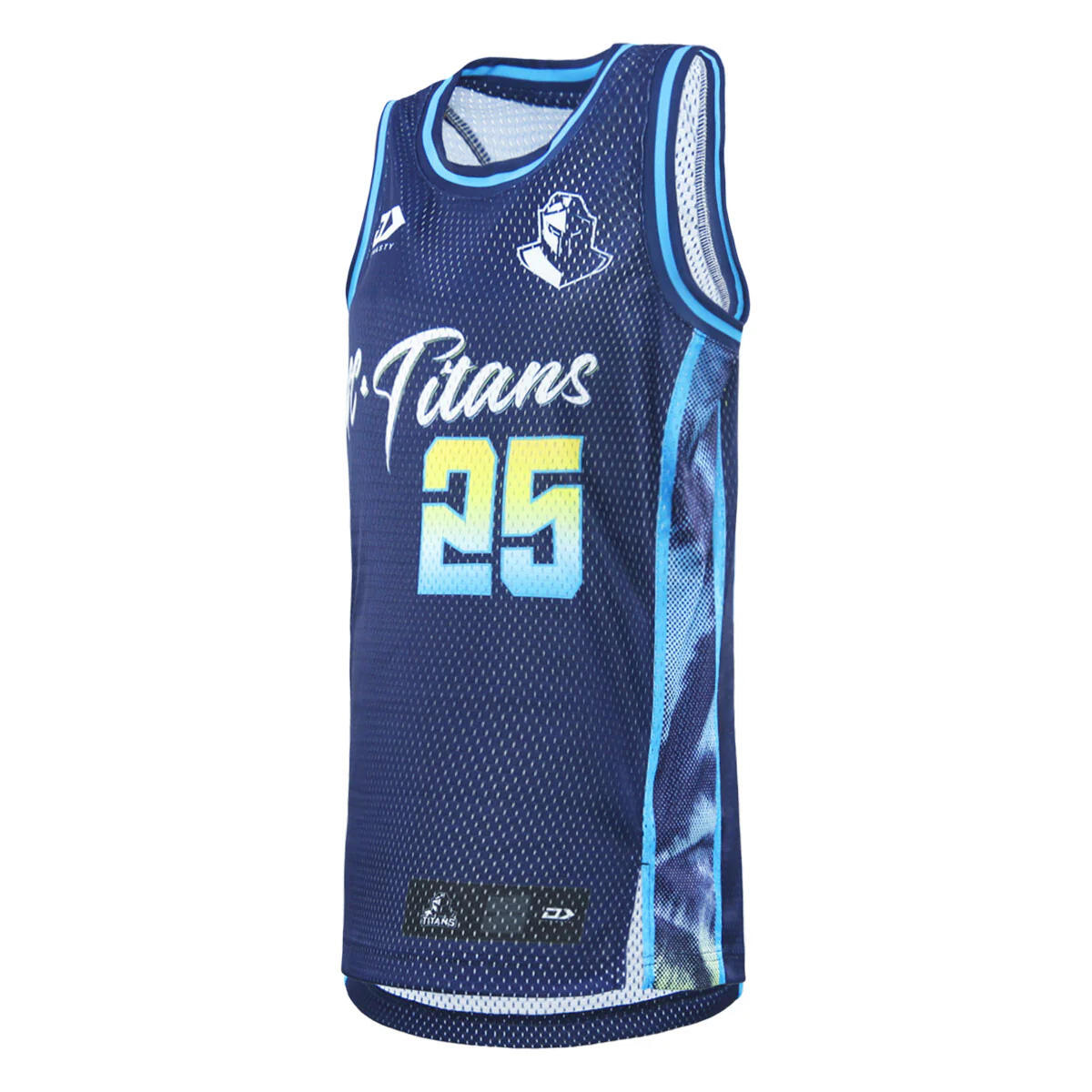 Canotta Basketball Uomo Gold Coast Titans NRL Blu Marina 4/4