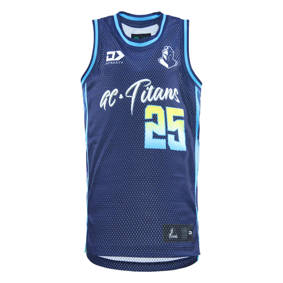 DYNASTY Basketbal Singlet Heren Gold Coast Titans Nrl Marineblauw