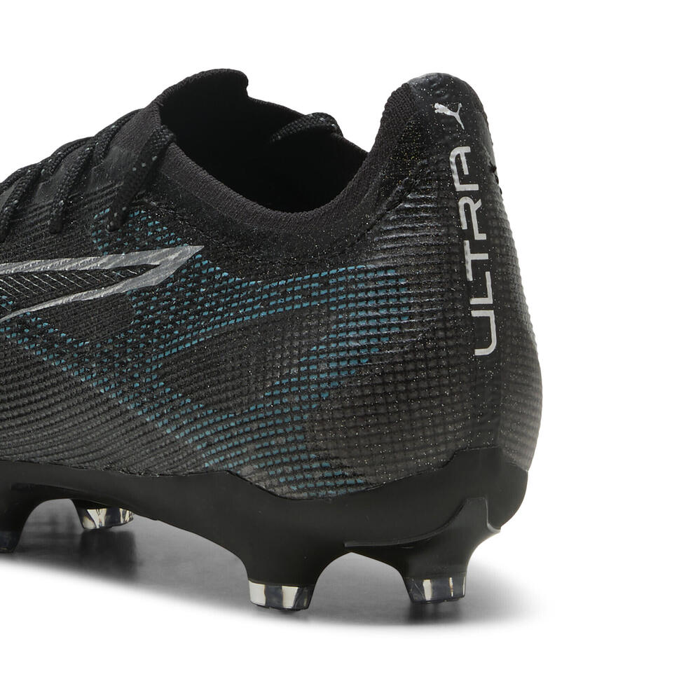 Buty piłkarskie ULTRA 5 PRO FG/AG PUMA Black Silver Bright Aqua Metallic Blue