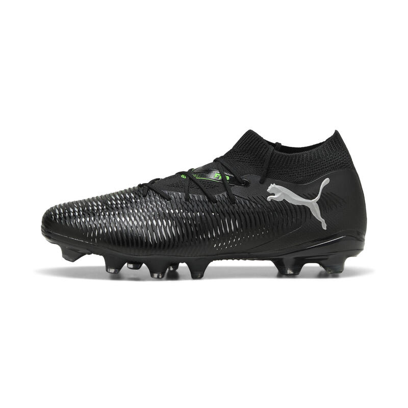 Buty piłkarskie FUTURE 8 MATCH FG/AG PUMA Black Cool Light Gray Fluo Green