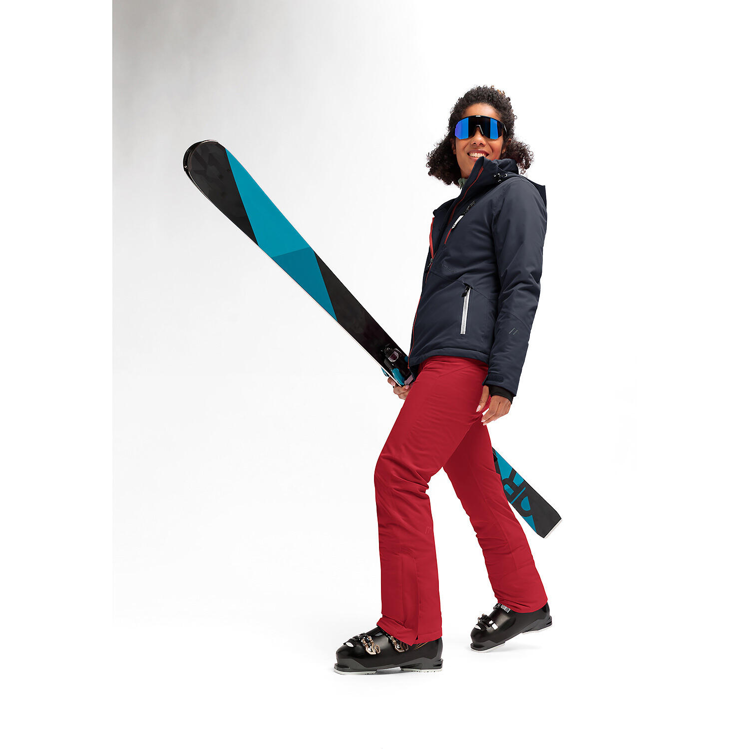 Pantalón de esquí ajustado para mujer Maier Sports Allissia 2.1 3/4