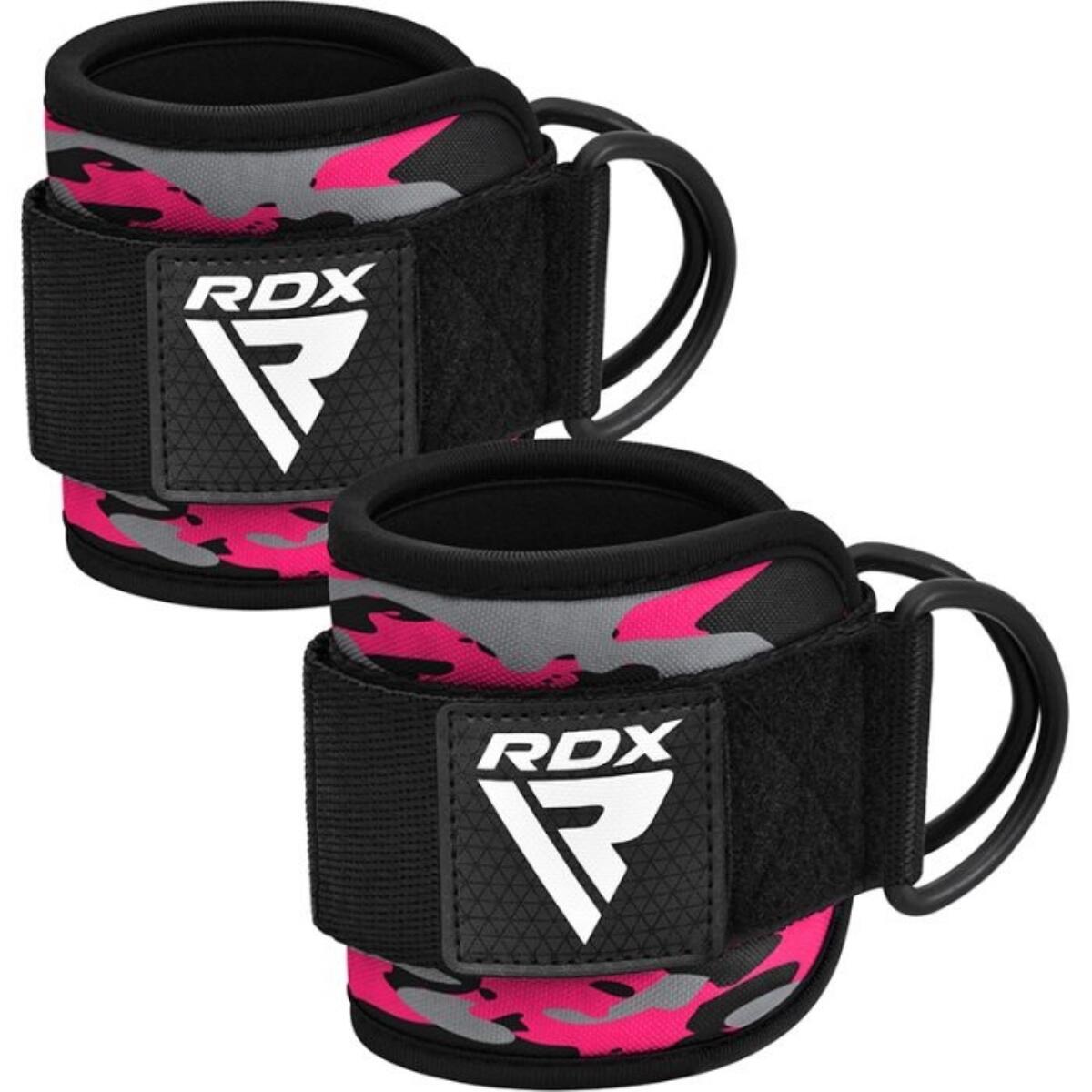 Rdx Sports - Sangles De Cheville Pour Machine À Câble – 1 Paire - Sangle De Tirage - Rose - Taille Unique - Decathlon