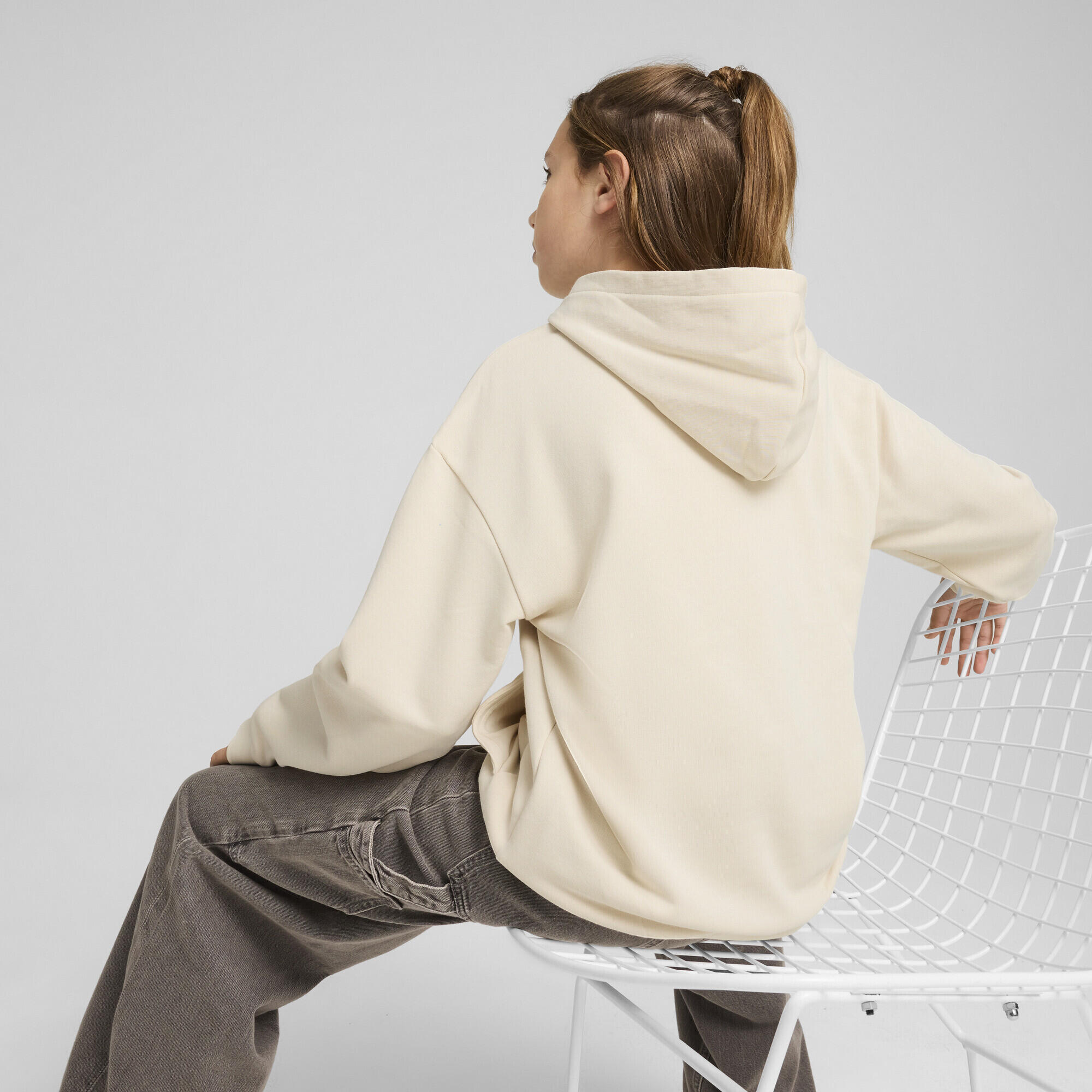 Manga Para Aumentar Transpiração Infantil Flaming Love Hoodie PUMA 3/7