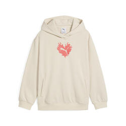 Hoodie Flaming Love Enfant et Adolescent PUMA Alpine Snow White