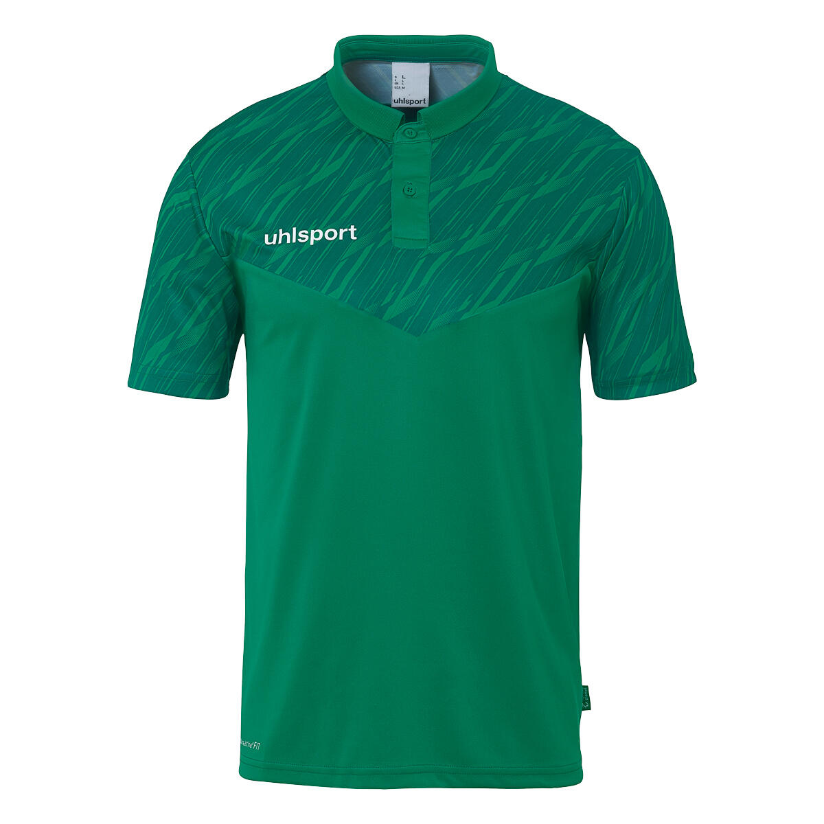 Uhlsport - Polo Shirt Progressive 28 Uhlsport - Polo Manches Courtes - Blanc|noir|vert - M. - Decathlon