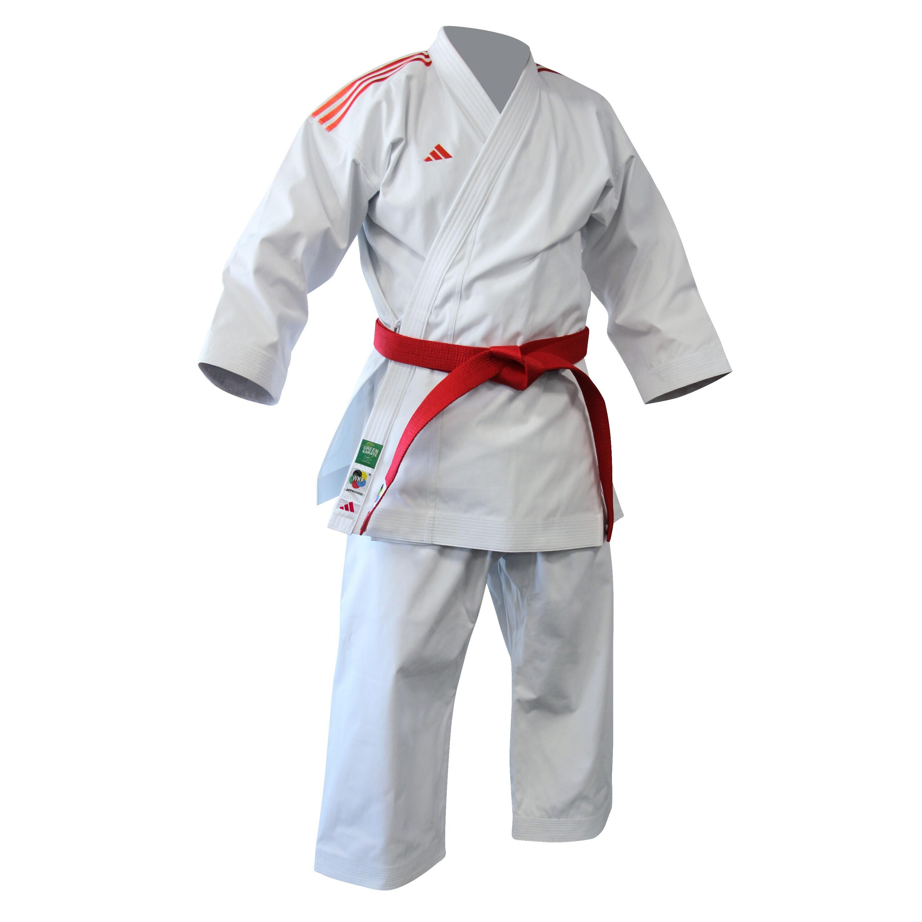 Adidas - Karategi Adidas Kata Shori - Kimono - Blanc|rouge - 150cm - Decathlon