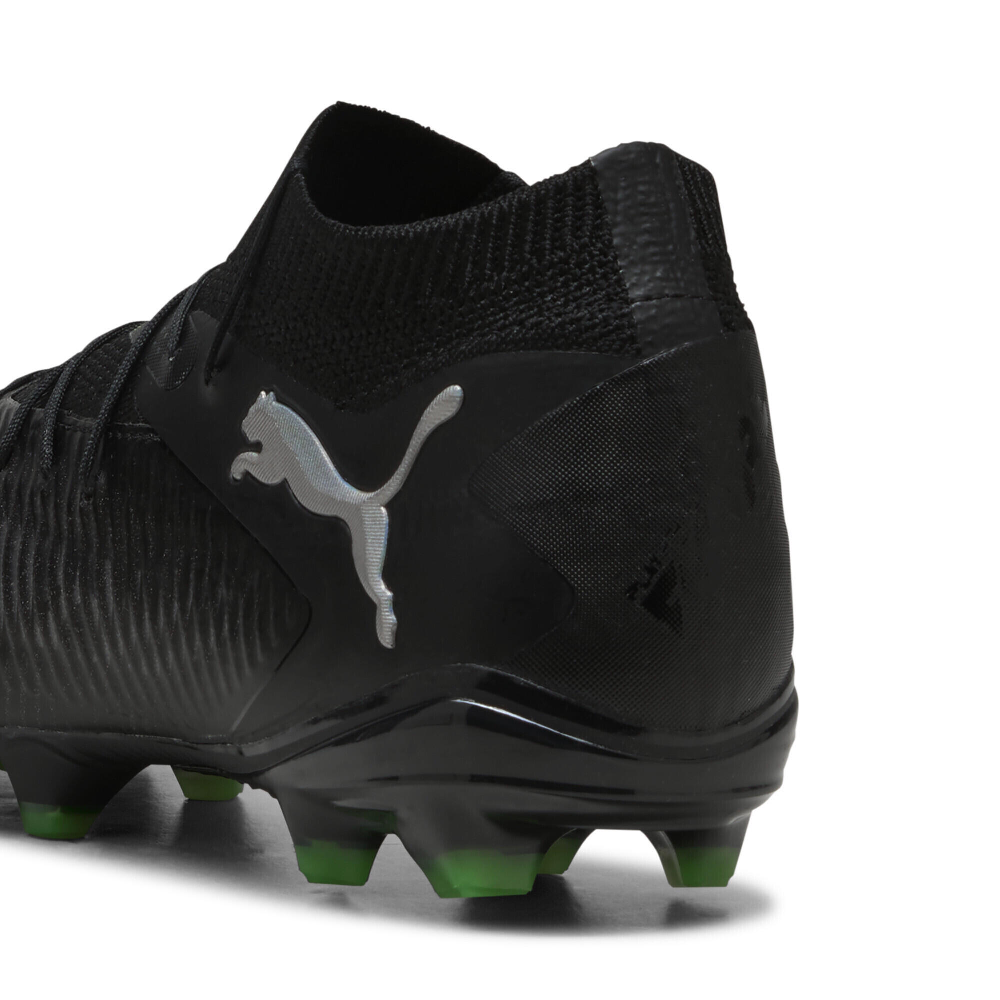 FUTURE 8 PRO FG/AG voetbalschoenen PUMA Black Cool Light Gray Fluo Green 4/7