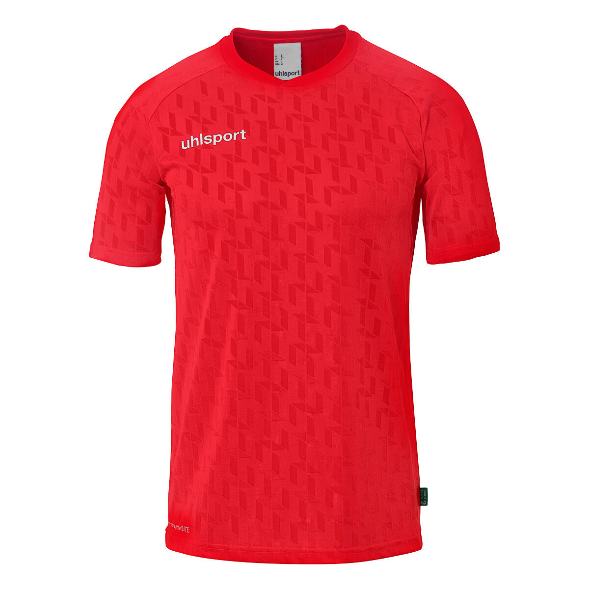 Uhlsport - T-shirt D'Entraînement Division 28 Uhlsport - T-shirt Manches Courtes - Blanc|noir|rouge - Decathlon