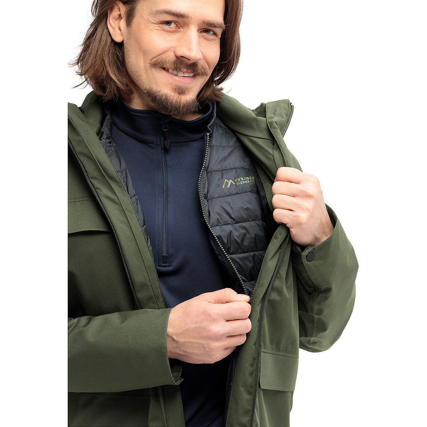 Chaqueta de senderismo Maier Sports Wout 3/4