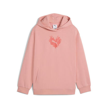 Flaming Love Hoodie Mädchen PUMA Pink Fruit