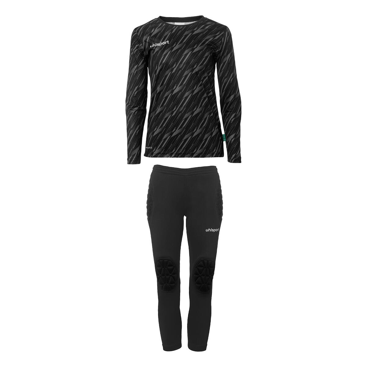 Uhlsport - Sets De Gardien De But Progressive Junior Uhlsport - Tenue De Football - Blanc|noir - 8 Ans / 128 Cm - Decathlon