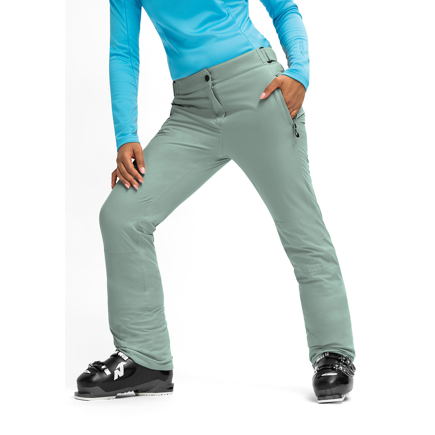 Pantaloni da sci da donna Maier Sports Vroni slim 2.0 3/6