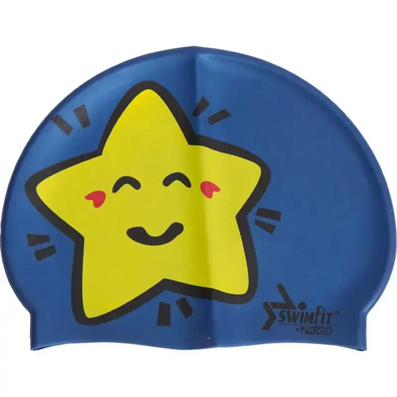 Úszósapka Swimfit csillagos kék 1/1