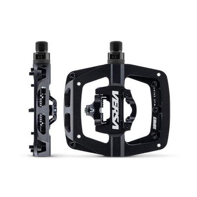 Paar dmr versa semi-automatische pedalen rood