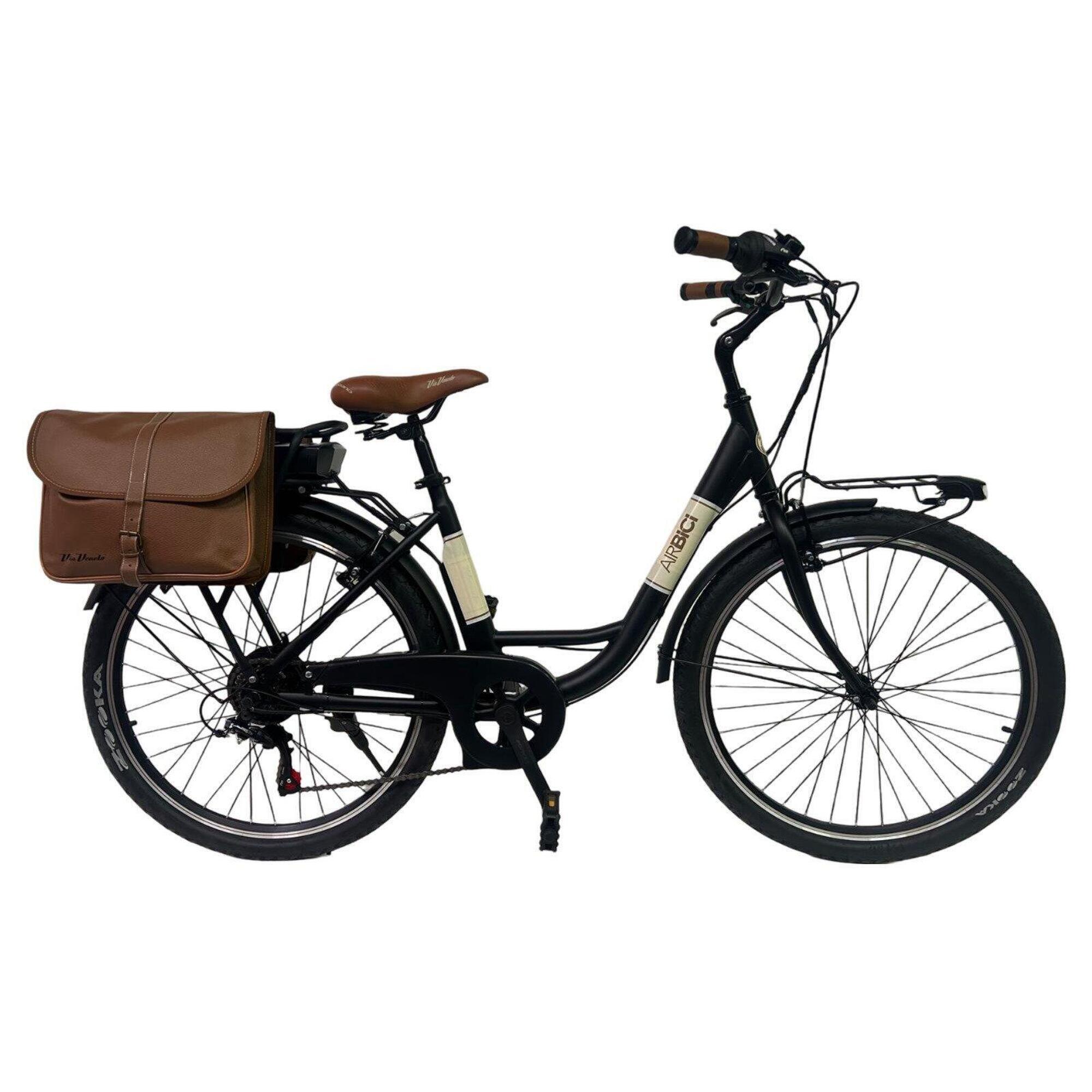 Airbici - Vélo Électrique Airbici Nanci 26″ 6 Vitesses - Vélo Ville - Noir - 44 Cm - Decathlon
