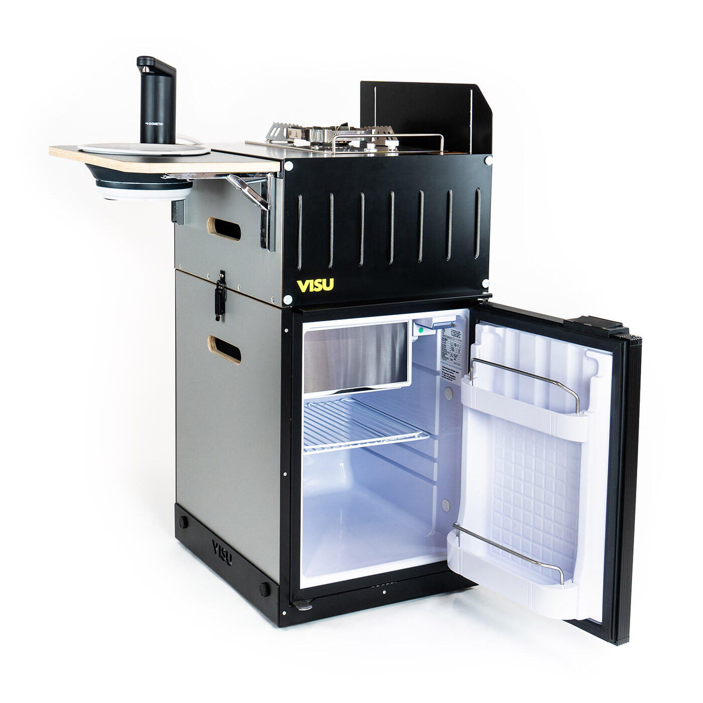 VISU Vyjímatelná kempingová kuchyň Coolinary Box s 49l lednicí